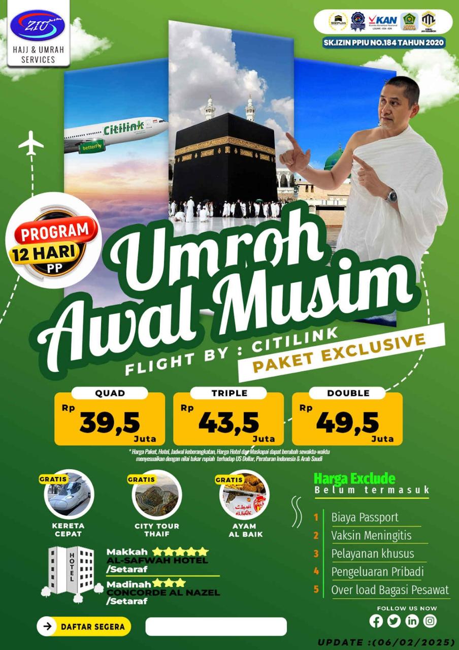 Paket Umroh Awal Musim